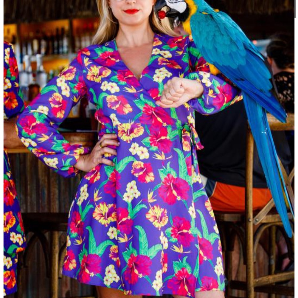 Shinesty Hawaii 6-9 Wrap Dress